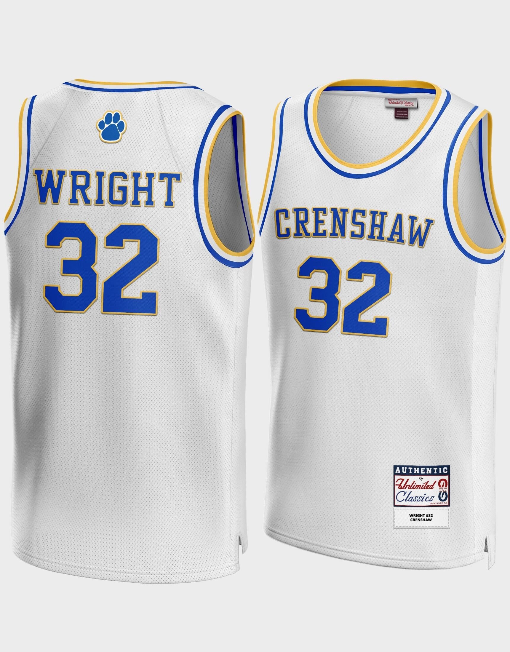 Unlimited Classics Monica Wright #32 Crenshaw High School Jersey 2XL