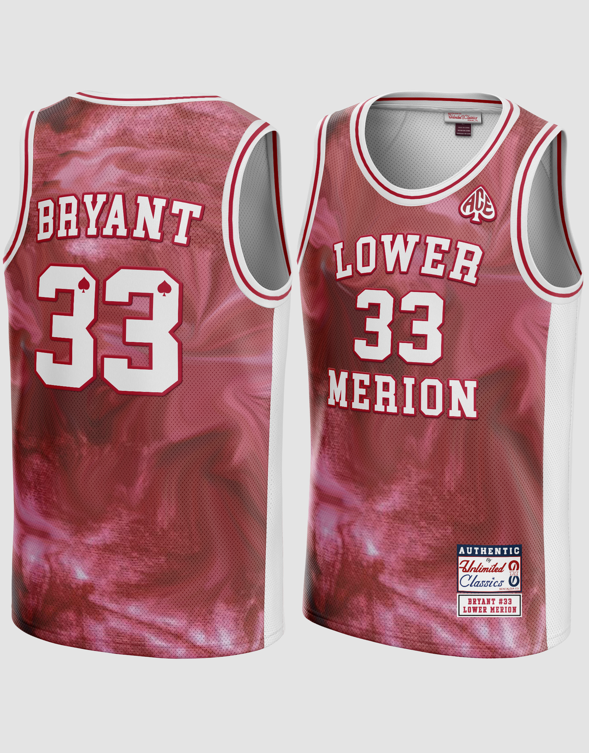 Kobe Bryant #33 Lower Merion Tie-Dye Edition Jersey