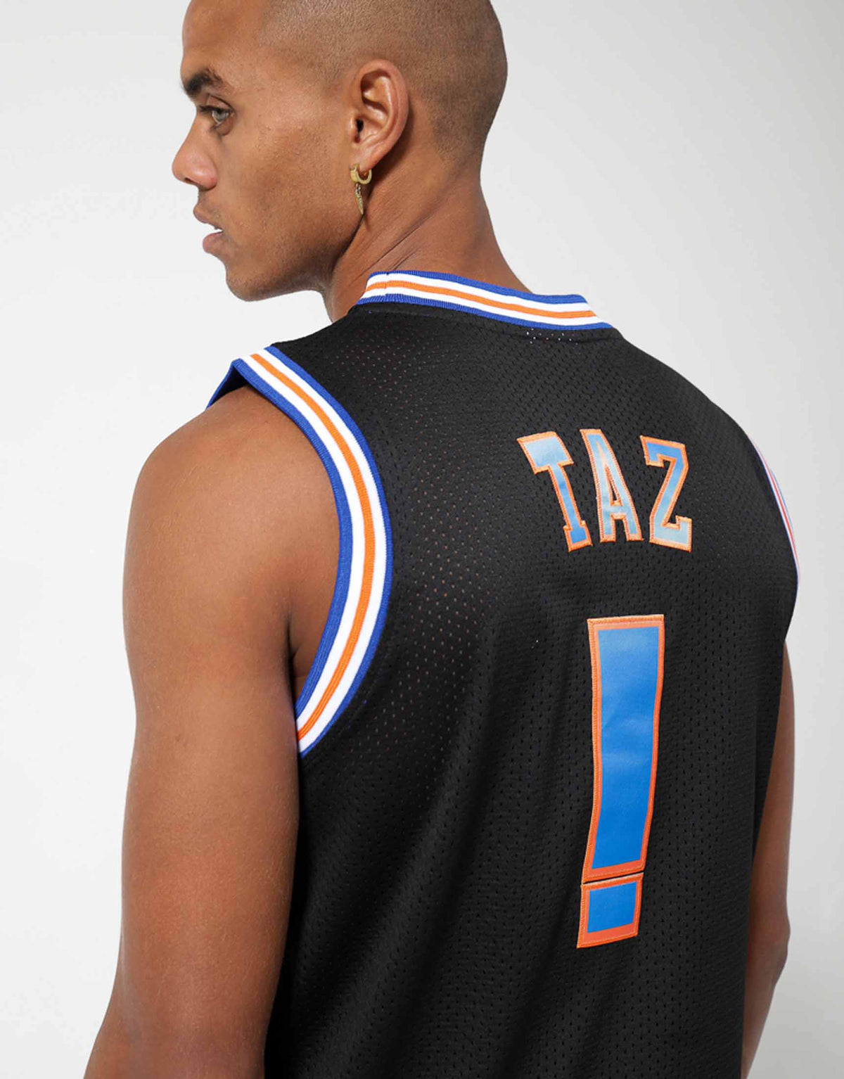 Taz #! Space Jam Tune Squad Basketball Jersey Black