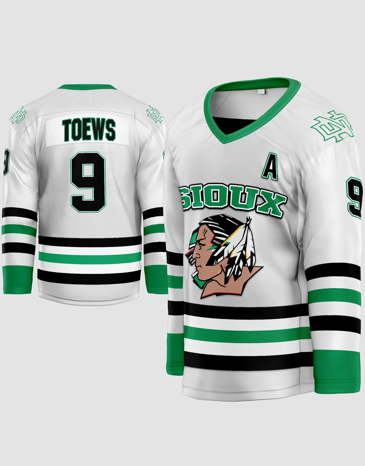 Jonathan Toews #9 Sioux Hockey Jersey
