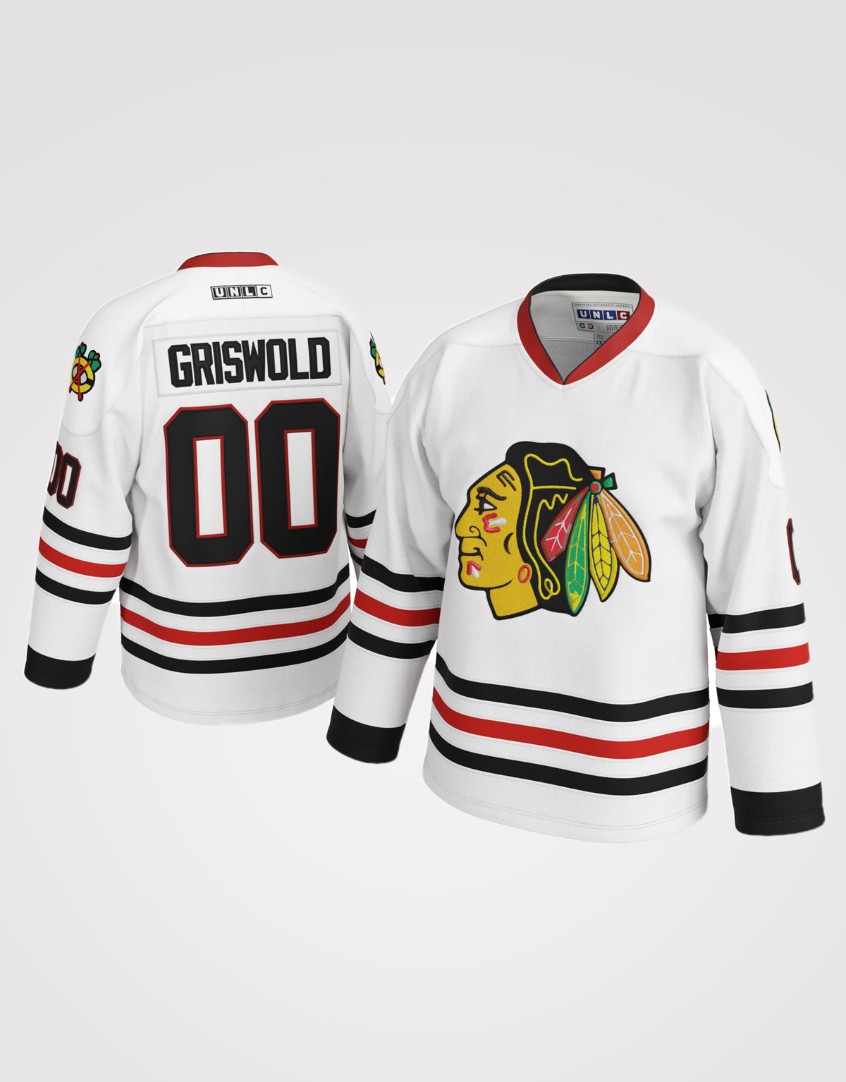 Eway Clark Griswold #00 Christmas Vacation Hockey Jersey (White)