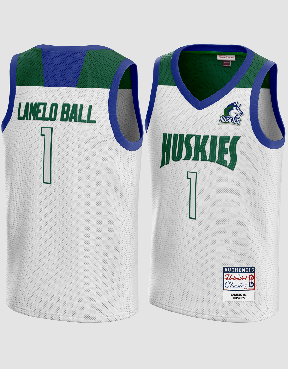 NCAA Chino Hills Huskies 2 Lonzo Ball White High School Basketball Men  Jersey