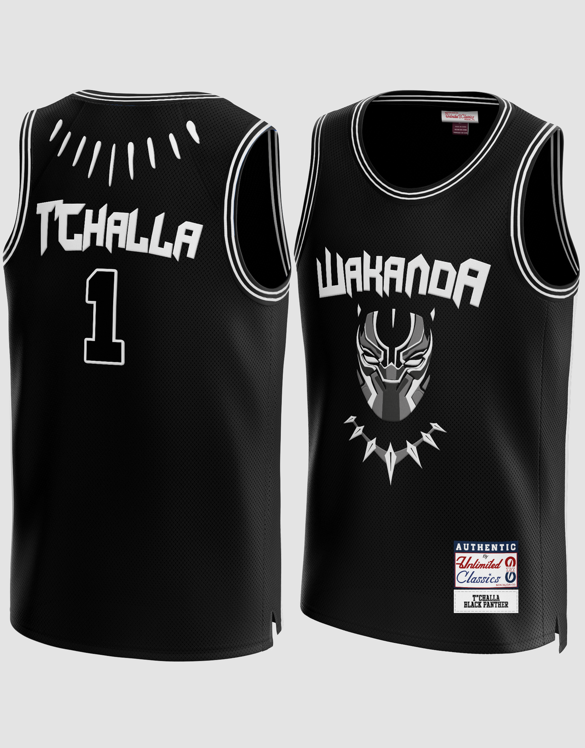 All black panthers jersey hot sale